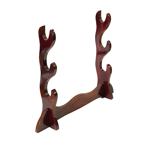 Chinese Reddish Brown Wood Horizontal Pen Brush Holder Display Rack ws2909S Chinese Reddish Brown Wood Horizontal Pen Brush Holder Display Rack ws2909S