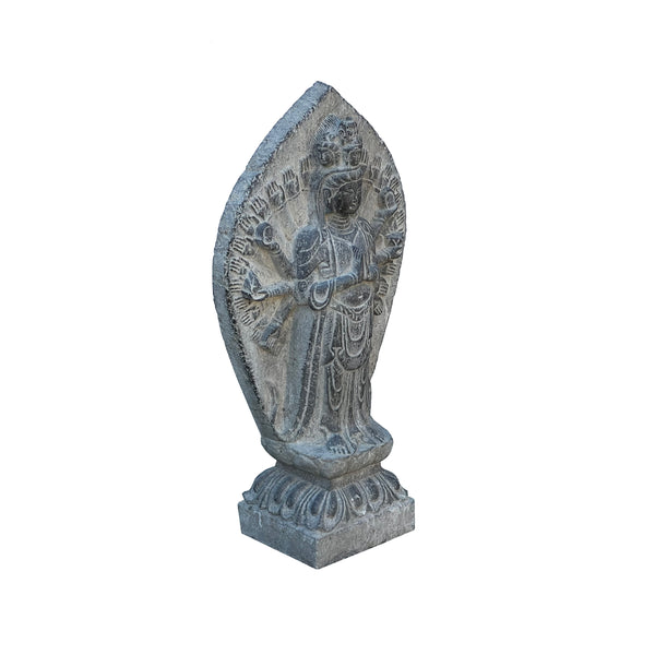 Chinese Stone Standing Multi-Hands Kwan Yin Tara Bodhisattva Statue cs7438S Chinese Stone Standing Multi-Hands Kwan Yin Tara Bodhisattva Statue cs7438S