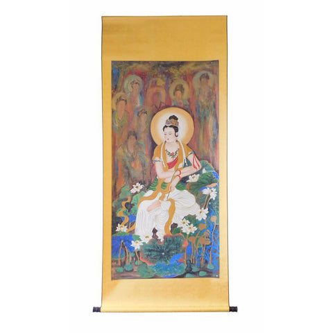scroll Kwan Yin painting art