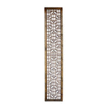 Chinese Rustic Wood Geometric Long Wood Panel cs1565S