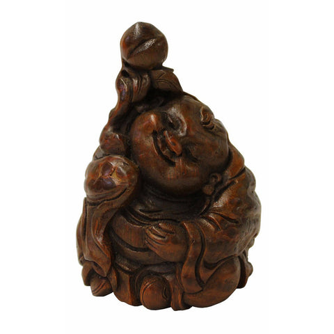 bamboo art - Chinese carving - oriental figure