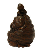 bamboo art - Chinese carving - oriental figure
