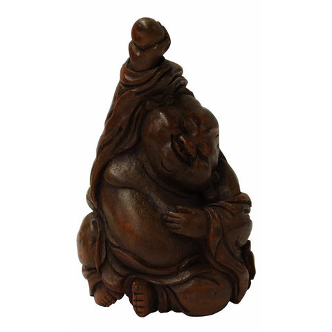 bamboo art - Chinese carving - oriental figure