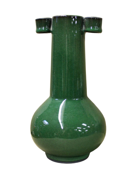 Chinese Ru Ware Celadon Ceramic Green Color Vase cs2548S Chinese Ru Ware Celadon Ceramic Green Color Vase cs2548S