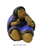 ceramic figure - tong lady - modern Chinese art