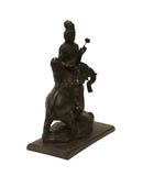 bronze Kwan Yin on elephant - Bodhisattva -  goddess of mercy - goddess of compassion