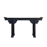 Rosewood black altar table - living room slim table - foyer table