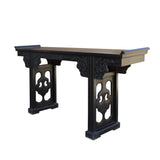 black wood altar table 