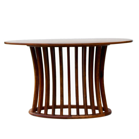pedestal table - draft wood table - desk