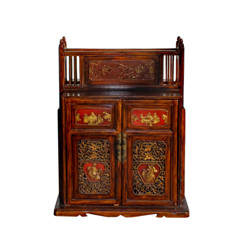 Vintage cabinet -trunk  cabinet - Chinese Wedding chest