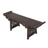 Chinese Rosewood Handmade Miniature Altar Table Display Decor Art ws2903S