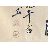 Chinese Calligraphy Ink Writing Su Shi Poem Scroll Painting Wall Art ws1997S