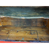 Chinese Vintage Red Golden Flower Birds Scenery Armories  Storage Cabinet cs6035S