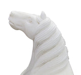 Marble horse - Stone horse - White horse