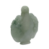 Jade Snuff Bottle With Pair Of Foo Dog Chasing Lucky Ball n417S