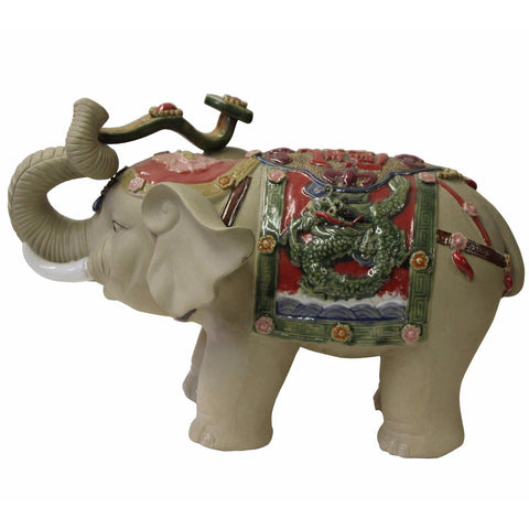 Chinese lucky feng shui elephant statue