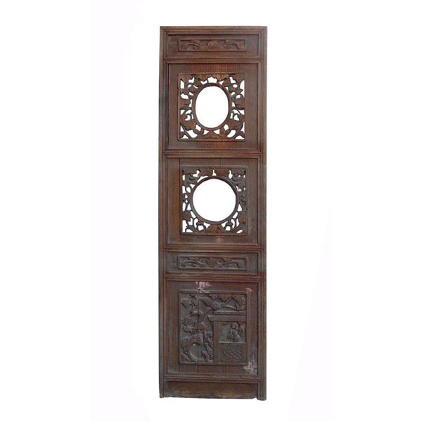 Vintage Chinese Flowers Open Carving Wood Panel Decor vs804S Vintage Chinese Flowers Open Carving Wood Panel Decor vs804S