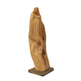 Chinese Cypress Wood Carved Irregular Shape Happy Buddha Statue ws1005S