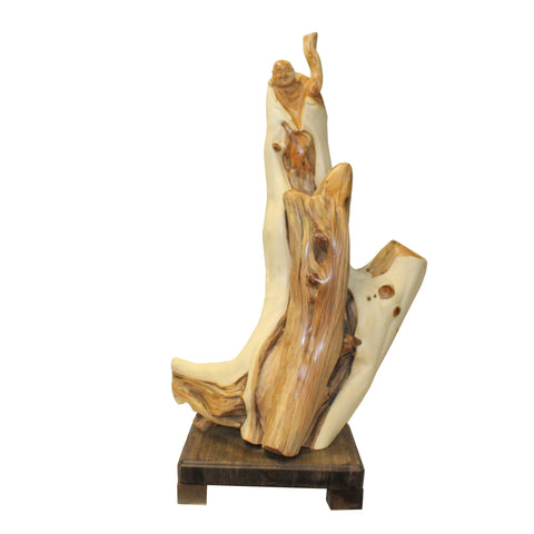 happy buddha - wooden buddha - zen buddha