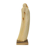 Chinese Cypress Wood Carved Irregular Shape Happy Buddha Statue ws1015S