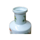 Chinese Distressed Off White Porcelain People Scenery Vase ws1082S