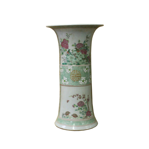 porcelain vase- porcelain container - porcelain holder