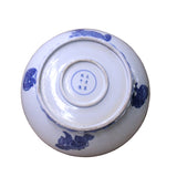 Chinese Blue White Round Porcelain Kirin Graphic Bowl Deep Plate ws1087S