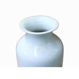 Chinese Distressed Off White Porcelain Children Scenery Vase ws1090S