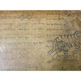 Tibetan Style Dimensional Foo Dog Head Graphic Rectangular Box ws1094S