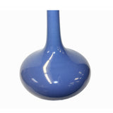 Midnight Blue Glaze Porcelain Plain Long Neck Vase ws1133S