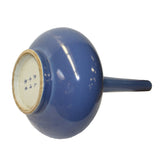 Midnight Blue Glaze Porcelain Plain Long Neck Vase ws1133S