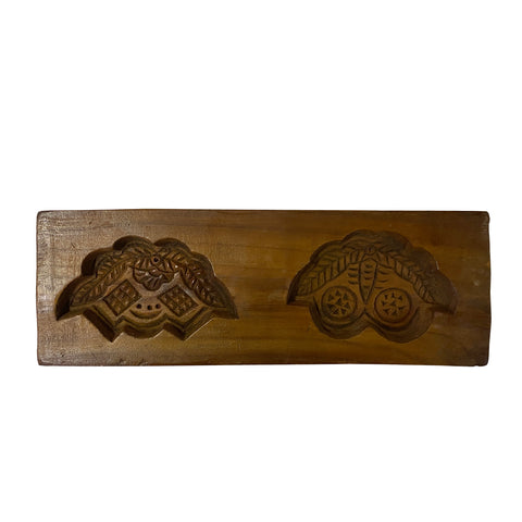 cake mold - vintage mooncake wood mold - Chinese wood board