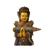 Vintage Chinese Resin Home Guardian Skanda Wei Tuo Idaten Figure ws1210S