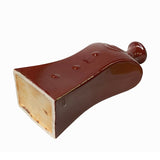 Chinese Dress Look Design Accent Flambé Red Glaze Vase ws1324S