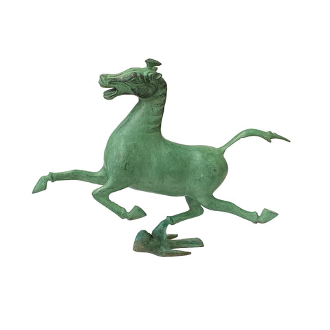 horse figure - oriental horse - metal horse figure