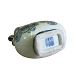 Chinese Blue White Porcelain Dragons Scroll Graphic Gourd Shape Vase cs5699S