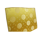 A6 Chinese Oriental Golden Yellow Silk Fabric Rectangular Seat Cushion Pad ws611S