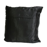 A17 Black Square Shape Thread Pattern Fabric Couch Sofa Cushion ws643S