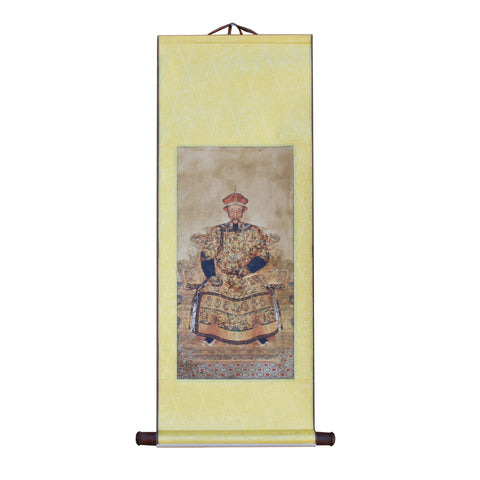 Qianlong Emperor - scroll painting  - Qing emperor painting