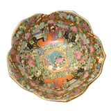 Chinese Oriental Porcelain People Scenery Bowl Container Decor ws788S