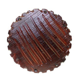 Chinese Brown Wood Handmade Round Table Top Stand Display Easel 7.75" ws818HS