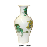 Chinese Handmade Multi-Color Foo Dogs Porcelain Vase ws933S