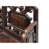 Vintage Lacquered Chinese Settee