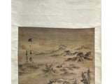 Chinese Ink Brush Mountain Landscape Scenery Scroll Painting Wall Art jk256S