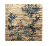 Chinese Ink Brush Seven Sages of the Bamboo Grove Scroll Painting Wall Art jk251S