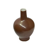 Liver-red monochrome Chinese pottery