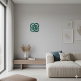 Chinese Eternal Knot Green Mix Glaze Wall Floor Clay Tile GB223S