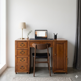 Chinese Vintage Brown Wood Editor Office Writing Desk Table ws1963S