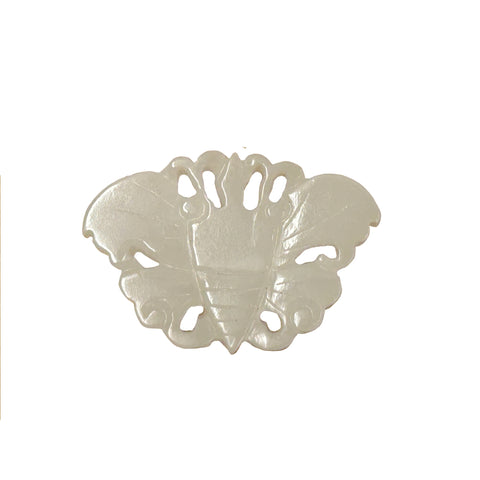 Antique Chinese Carved Butterfly Pendant