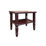 Vintage Rosewood Table Square Leg Display Stand